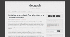 Desktop Screenshot of devgush.com